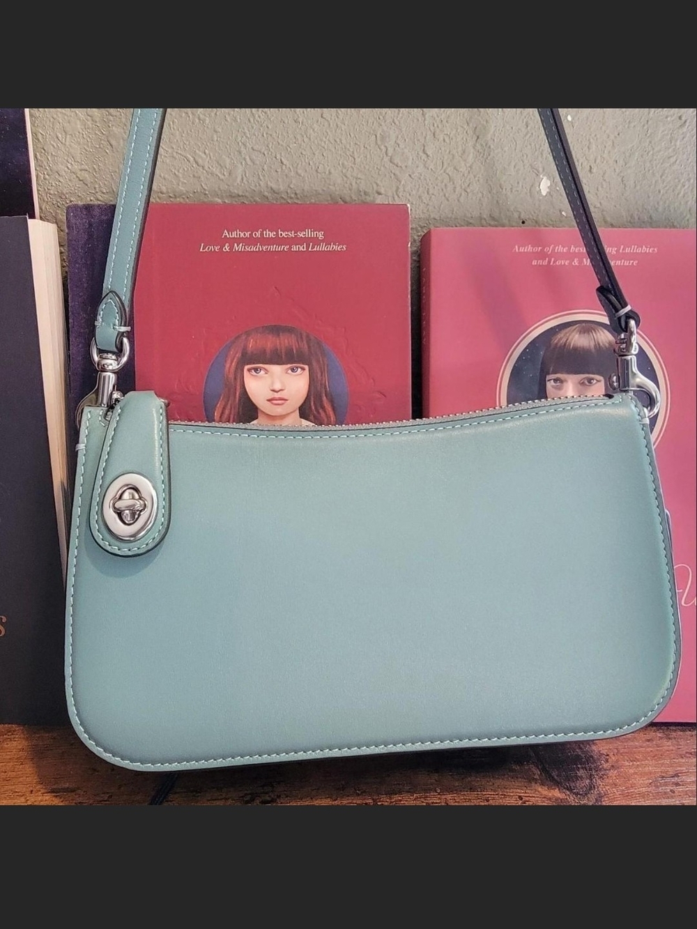 Coach Penn Shoulder Bag Light Blue